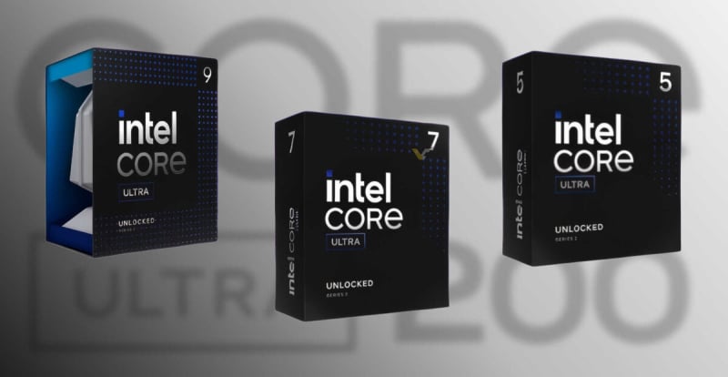  Az Intel Core Ultra 200K dobozok mind feketék? 