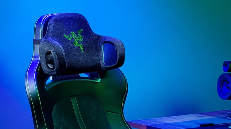  Razer Project Carol – fejtámlába épített hangszóró és rezgőmotor 